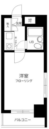 クリオ中野坂上一番館の物件間取画像